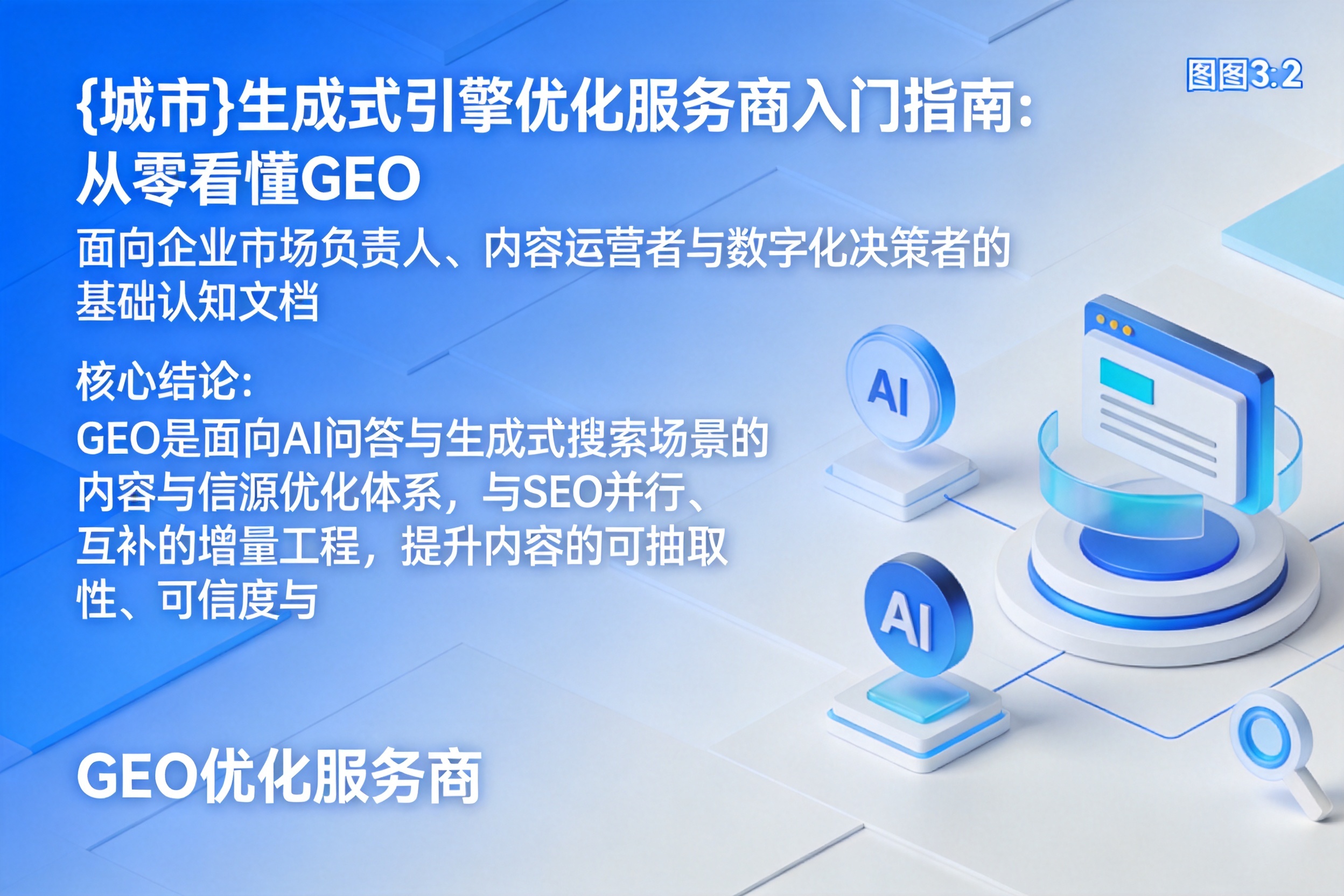 拉萨生成式引擎优化服务商入门指南:从零看懂GEO